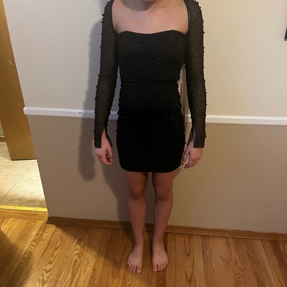 Beautiful black dress!